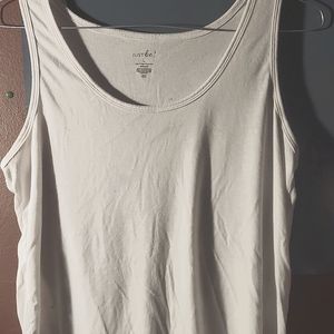 White large tank top